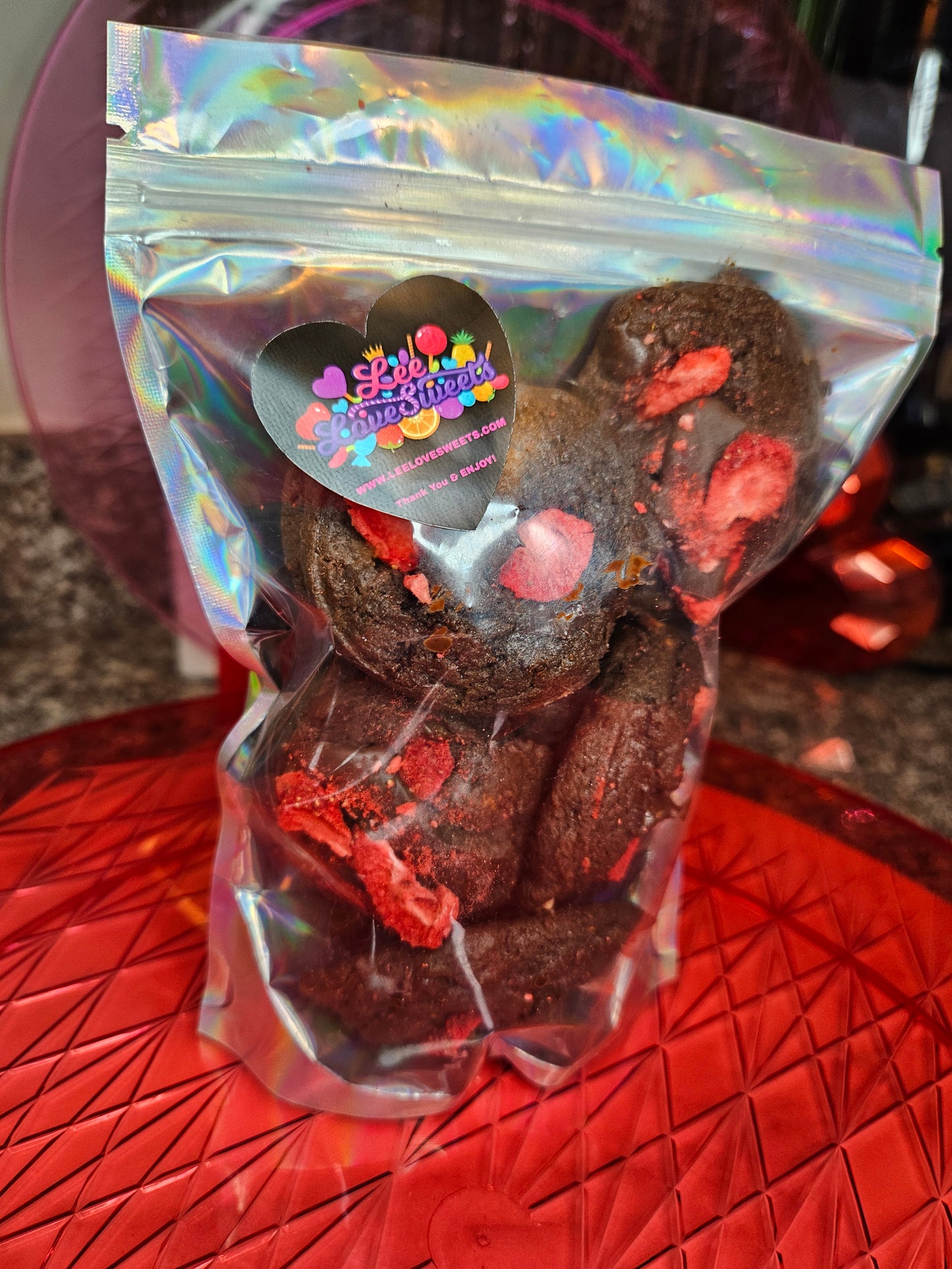 Chocolate Strawberry Cookie Pack