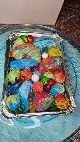 MEDIUM GREEN APPLE/ BLUE RAZZ All Fruit Tray